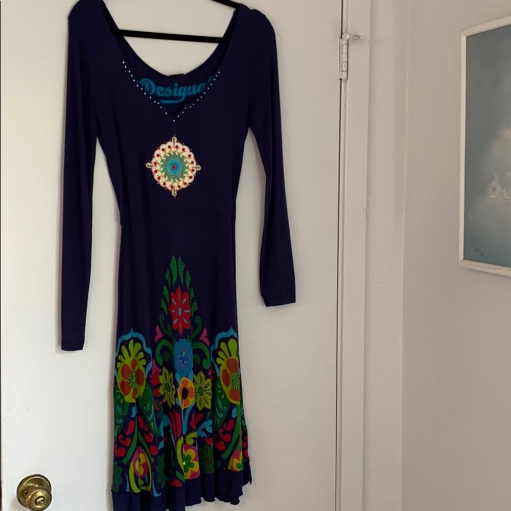 Desigual New with tags  NWT navy dress
